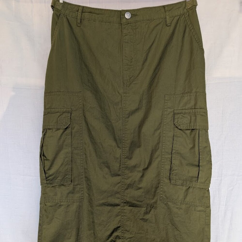 NWT Women's wild fable cargo long skirt size S